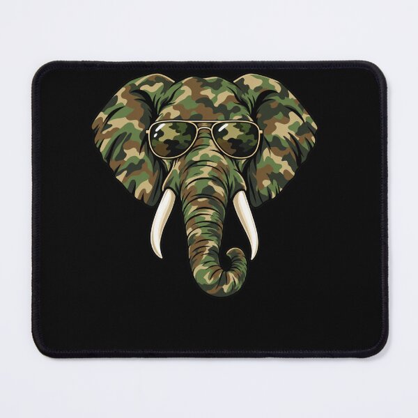 Item preview, Camouflage Elephant Aviator Sunglasses Military Hunter Wildlife designed and sold by drawwiika+44.