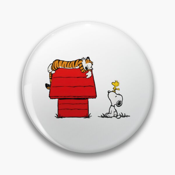 Item preview, Snoopy and Woodstock vs Hobbes Funny Doghouse designed and sold by treasacustoms.