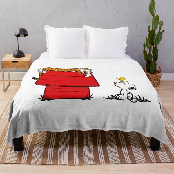 Item preview, Snoopy and Woodstock vs Hobbes Funny Doghouse designed and sold by treasacustoms.