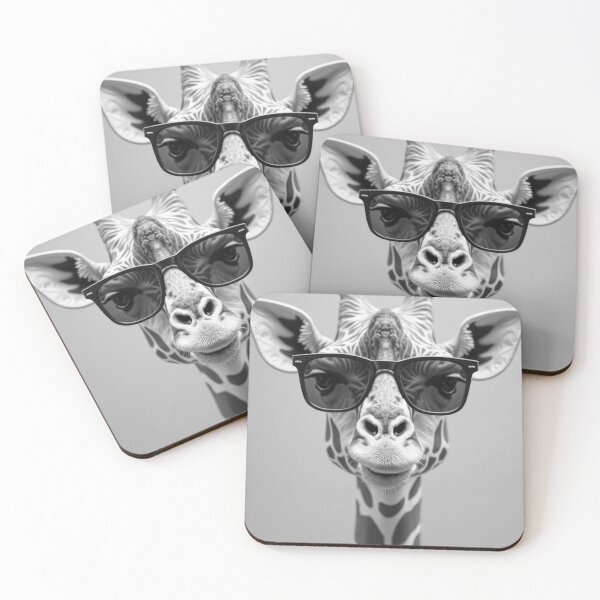 Item preview, Cool B&W Giraffe in Sunglasses 2 designed and sold by VFXguy.