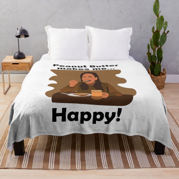 Item preview, Peanut Butter Makes Me Happy designed and sold by Nisha Prabhu.