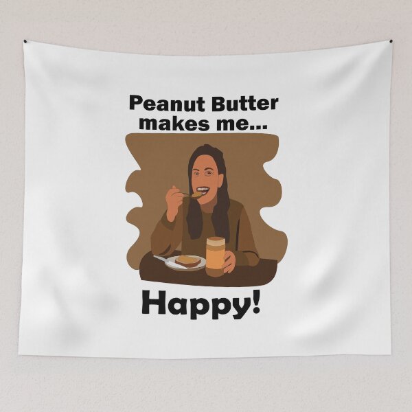 Item preview, Peanut Butter Makes Me Happy designed and sold by Nisha Prabhu.