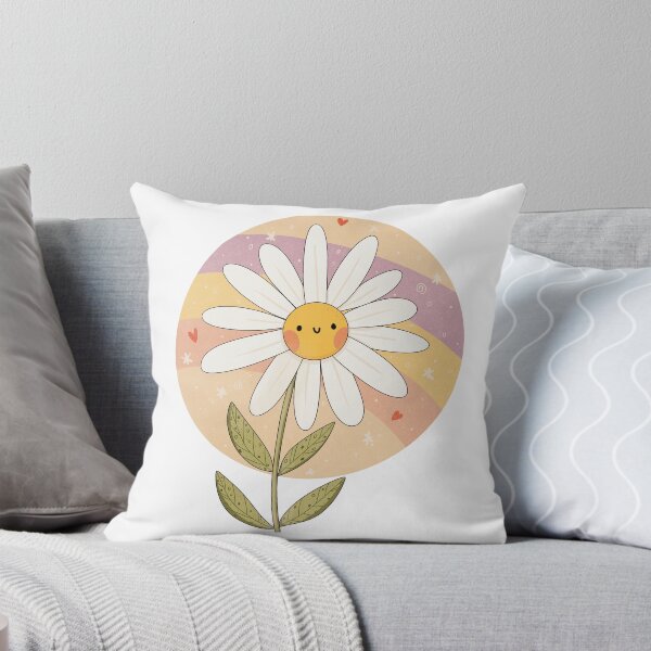 Item preview, Cute Smiling Daisy Flower designed and sold by Becky-Poppins.
