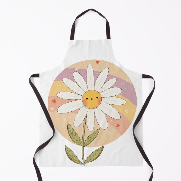 Item preview, Cute Smiling Daisy Flower designed and sold by Becky-Poppins.