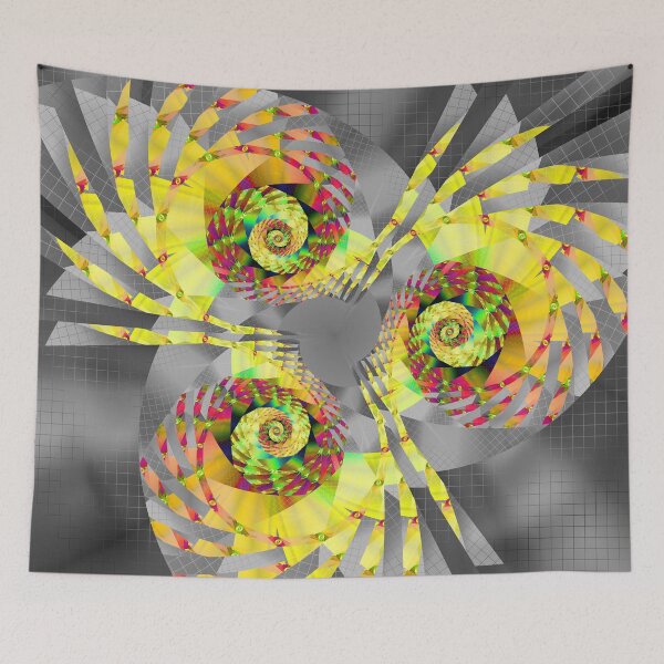 Item preview, Golden Vortex Grid designed and sold by bloorose.