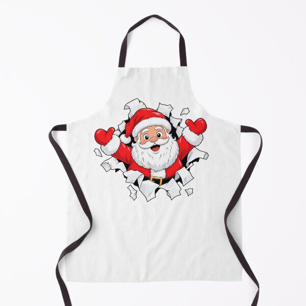 Item preview, Santa Claus Bursting Through Wrapping Paper designed and sold by SayMaria.