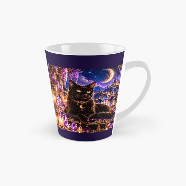 Item preview, Lily the Moon Cat | Enchanted Black Cat designed and sold by PurvaNimfaMagic.