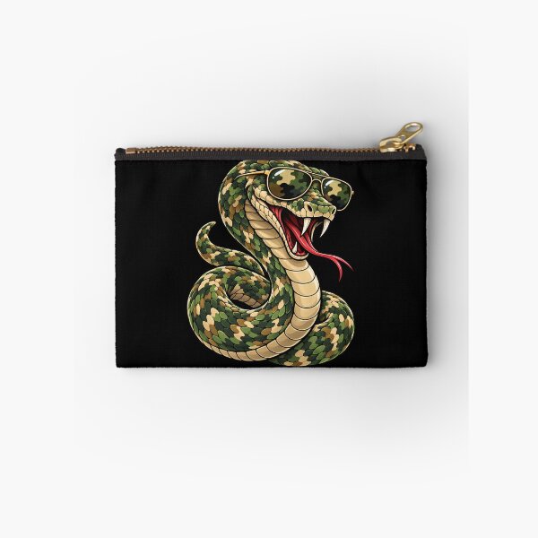 Item preview, Camouflage Snake Sunglasses Reptile Enthusiast Wildlife Lover designed and sold by drawwiika+44.
