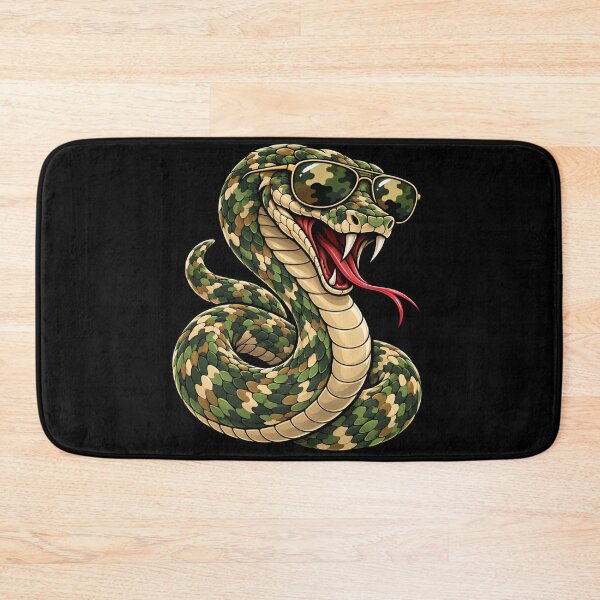 Item preview, Camouflage Snake Sunglasses Reptile Enthusiast Wildlife Lover designed and sold by drawwiika+44.