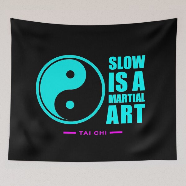 Item preview, Yin Yang Tai Chi Humor: Slow Is a Martial Art designed and sold by Osmose-Studio.
