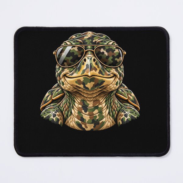 Item preview, Camouflage Turtle Sunglasses Military Veteran designed and sold by drawwiika+44.