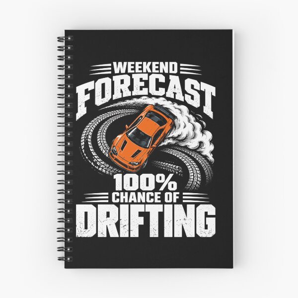 Item preview, drifting burnout racer with weekend forecast graphic designed and sold by anapldv.