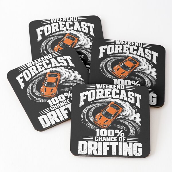 Item preview, drifting burnout racer with weekend forecast graphic designed and sold by anapldv.