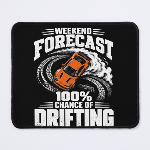 Item preview, drifting burnout racer with weekend forecast graphic designed and sold by anapldv.