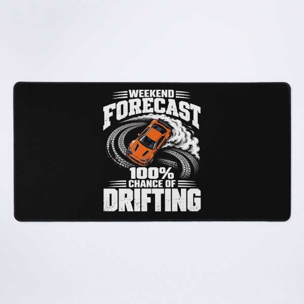 Item preview, drifting burnout racer with weekend forecast graphic designed and sold by anapldv.