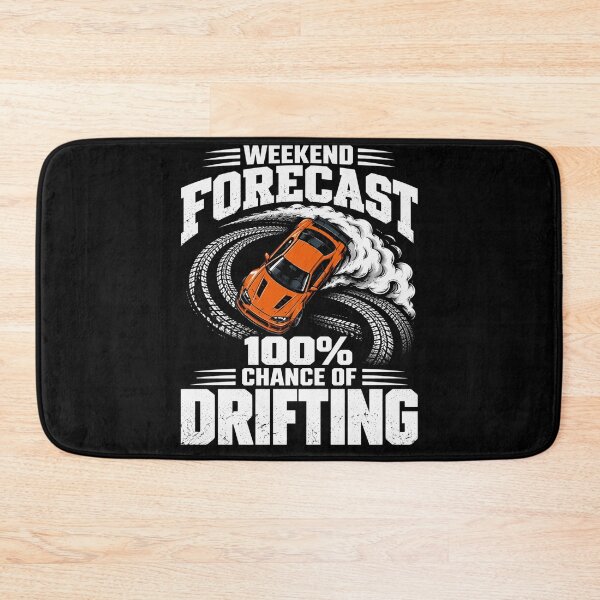 Item preview, drifting burnout racer with weekend forecast graphic designed and sold by anapldv.