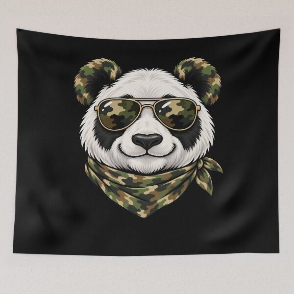 Item preview, Camo Panda Bear Wildlife Lover designed and sold by drawwiika+44.