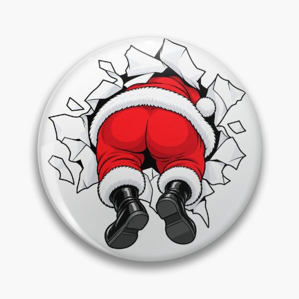 Item preview, Santa Claus Stuck in Wrapping Paper designed and sold by SayMaria.
