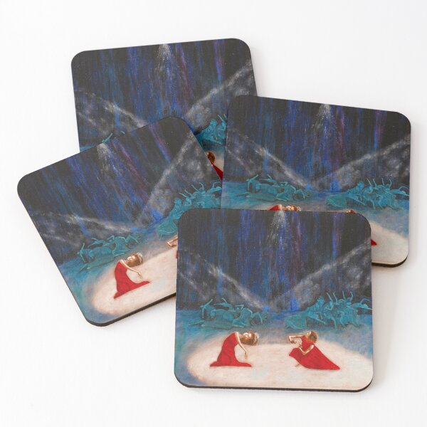 Item preview, Ballet Scene opening night landscape painting by the avant-garde artist Alexandra Alexandrovna Exter designed and sold by Jéanpaul  Ferro.
