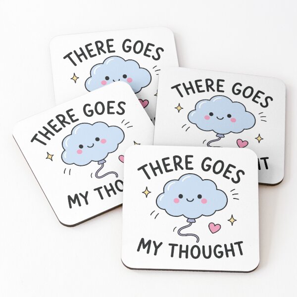 Item preview, There Goes My Thought ADHD Brain Humor designed and sold by CleanDecor.