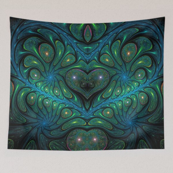 Item preview, Heart of the Bioluminescent Abyssal Web designed and sold by bloorose.