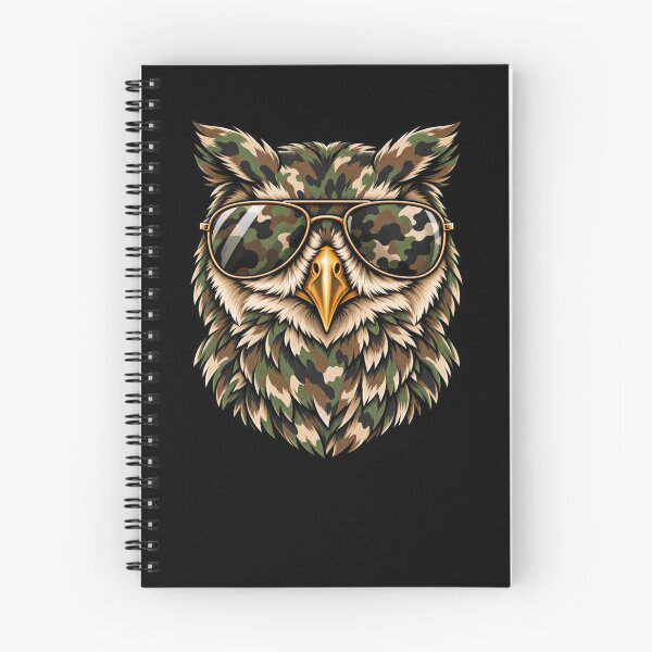Item preview, Camouflage Owl Sunglasses Wildlife Military designed and sold by drawwiika+44.