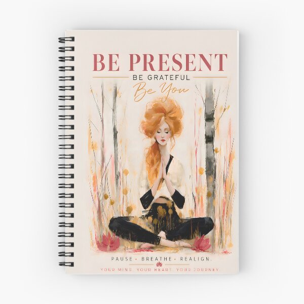 Item preview, Peaceful Red Haired Woman in Meditation designed and sold by ACasualCottage.