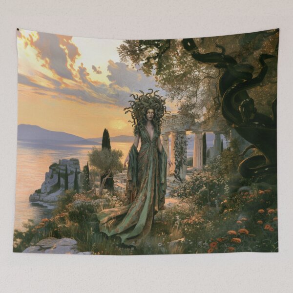 Item preview, A majestic Gorgon from ancient Greek mythology, Fantasy & Mythological Creatures designed and sold by CDC40.