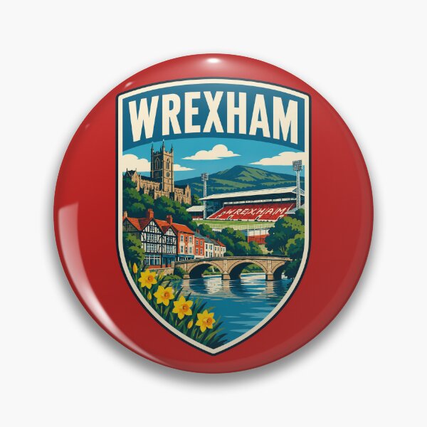Item preview, Wrexham Travel Souvenir Sticker designed and sold by rogue-design.