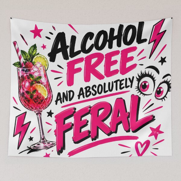 Item preview, no alcohol, sober lifestyle, sober is the new cool, drink responsibly designed and sold by TrueArtVibes.