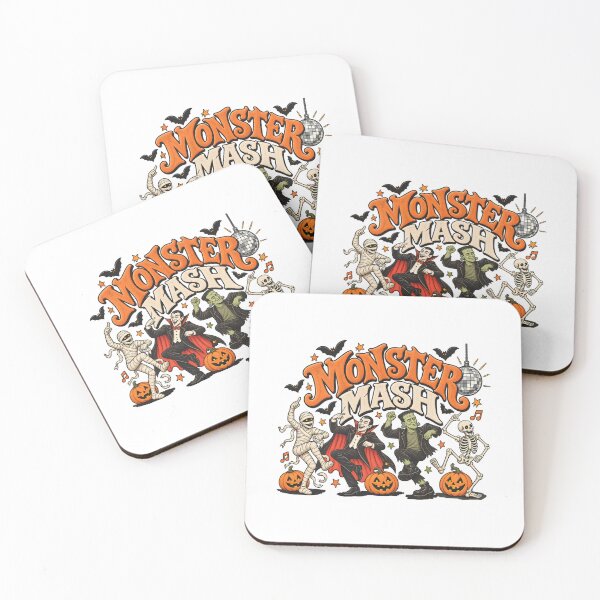 Item preview, Retro Halloween Monster Selfie - Halloween Monsters - Monster Mash Halloween designed and sold by KravinaPhol.