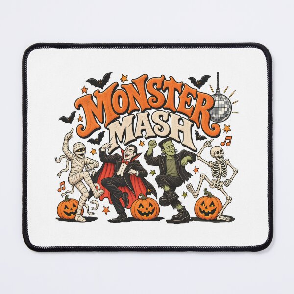 Item preview, Retro Halloween Monster Selfie - Halloween Monsters - Monster Mash Halloween designed and sold by KravinaPhol.
