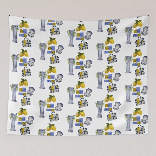Item preview, Ciao Bella Italian Amalfi Summer Aesthetic Elements designed and sold by DigiBlossom.