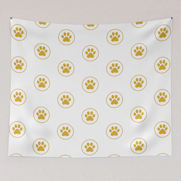Item preview, Labrador Paw Print Simplicity - Classic Gold Silhouette designed and sold by Goodthingstree.