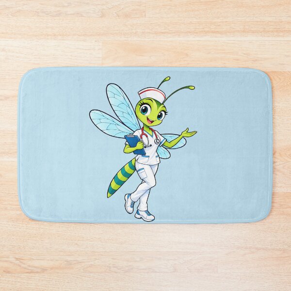Item preview, Cute Dragonfly Nurse – Funny Nursing designed and sold by karamram.
