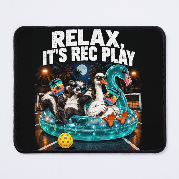 Item preview, Pickleball Funny Relatable Night Court Animals designed and sold by anapldv.