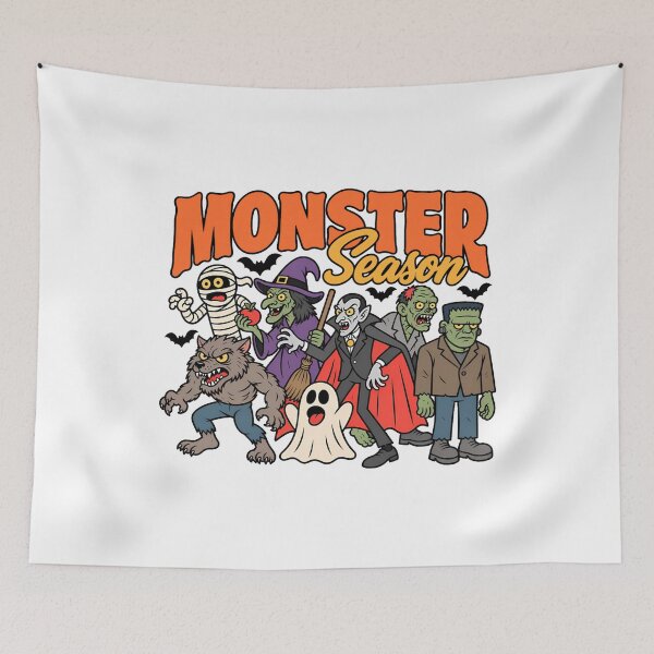 Item preview, Retro Halloween Monster Selfie - Halloween Monsters - Monster Season Halloween designed and sold by KravinaPhol.