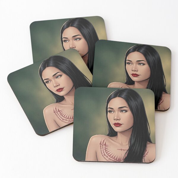 Item preview, BinOon Under Your Spell Khom Thai GL Series Actress Lgbtq+ Comic Book Art Home Wall Decor Print Poster Pride TV Movie Music designed and sold by Mind Space.