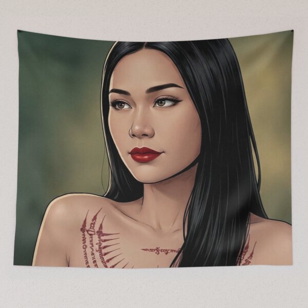 Item preview, BinOon Under Your Spell Khom Thai GL Series Actress Lgbtq+ Comic Book Art Home Wall Decor Print Poster Pride TV Movie Music designed and sold by Mind Space.