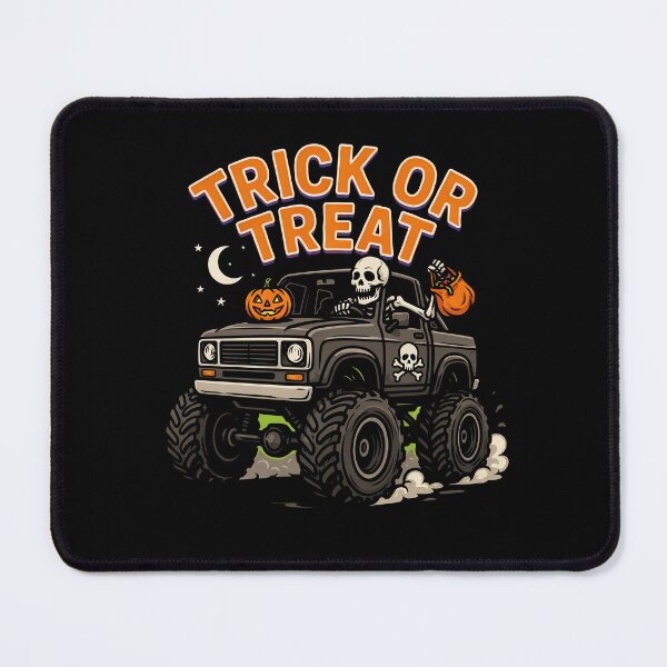 Item preview, Trick Or Treat Skeleton Monster Truck Halloween Gift designed and sold by Say It With Ink.
