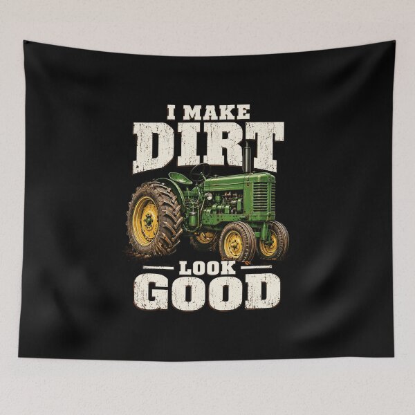 Item preview, Tractor Apparel for Farmers with Vintage Dirty Work Style designed and sold by anapldv.