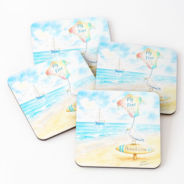 Item preview, Jon the Seagull – Fly Free in Peace & Love designed and sold by Andrea Matarazzo.