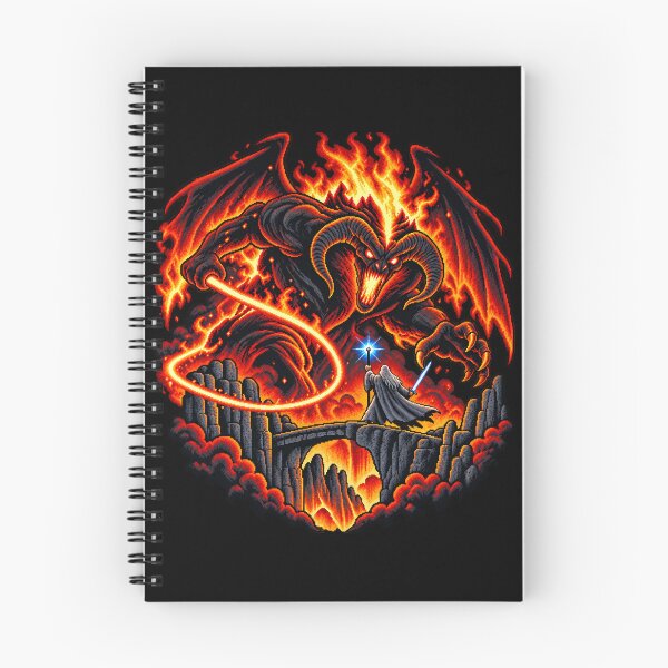 Item preview, Balrog of Moria Flame and Shadow designed and sold by Pandaburba.