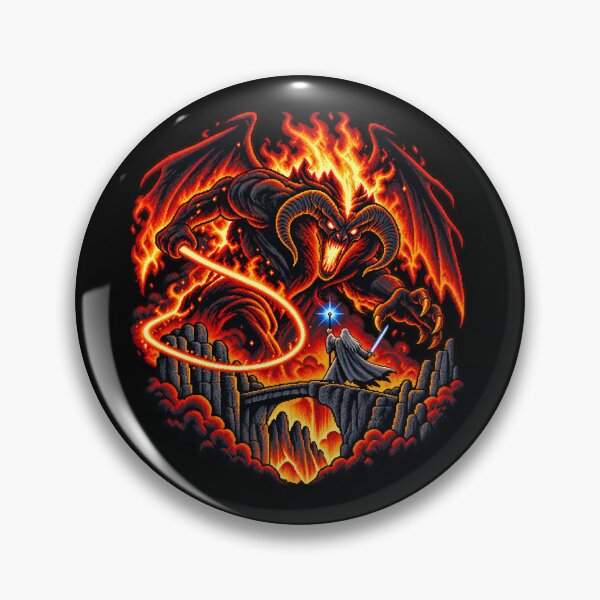 Artikelvorschau, Balrog von Moria Flamme und Schatten entworfen und verkauft von Pandaburba.