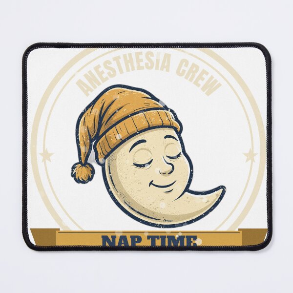 Item preview, Nap Time - Funny Anesthesia Crew Vintage Badge designed and sold by Dlvznbm.