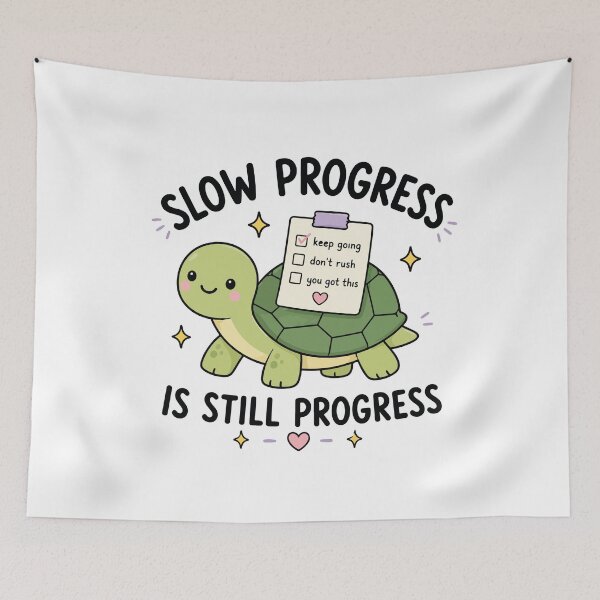 Item preview, Slow Progress Is Still Progress ADHD Encouragement designed and sold by CleanDecor.