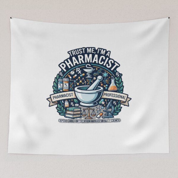 Item preview, Trust Me I'm a Pharmacist – Pharmacy Student Gift designed and sold by PixelStyle Studio.