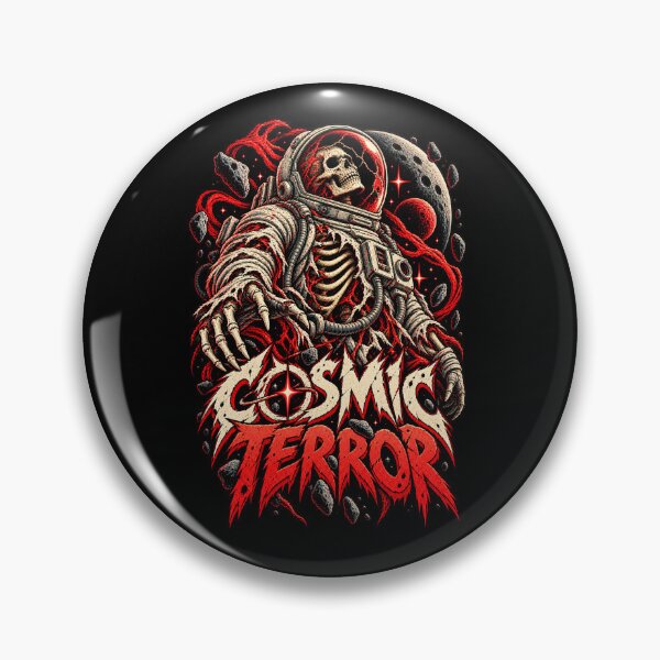Item preview, Cosmic Terror Astronaut Skeleton Space Horror designed and sold by Pandaburba.