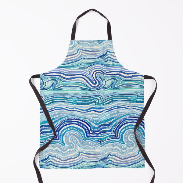 Item preview, Gem Stone Watercolor Stripes - Ocean Tides designed and sold by TigaTiga.