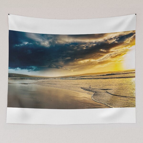 Item preview, Golden Light and Stormy Skies Ocean Landscape in south Africa designed and sold by Faith Based Decor & Art &Gifts.